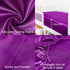 NTBAY Silk Satin Fitted Crib Sheet, Super Soft and Silky 28x52 Crib Sheet for Standard Crib and Toddler Mattresses, Boys, Girls, Unisex, Purple, 2...