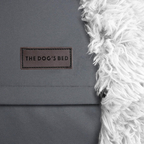 Replacement Cover Only for The Dog’s Bed Sound Sleep Donut Dog Bed Spare Cover, Small Ice White Plush...