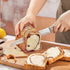 Bread Knife with Cover, 8 inch Serrated Bread Knife for homemade bread, Bread Cutter Ideal for Slicing Homemade Bread, Bagels, Cake (8-Inch Blade ...
