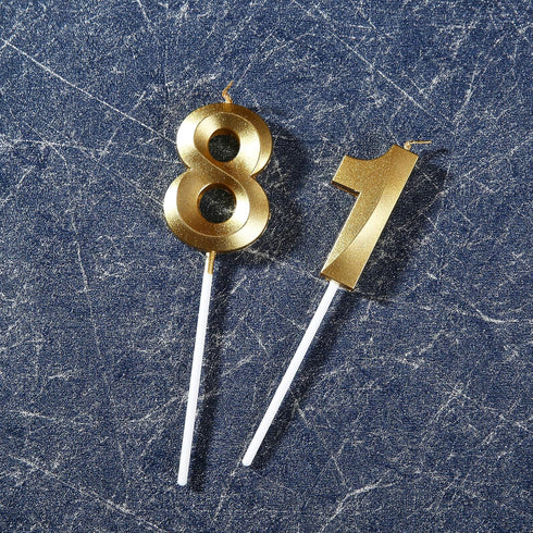 18th Birthday Candles,Gold Number 18 Cake Topper for Birthday Decorations Party Decoration...