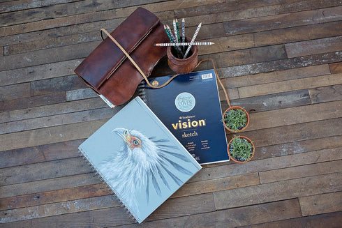 Strathmore Vision Series Sketch Pad, 5.5x8.5 inch, 110 Sheets - Artist Sketchbook for Drawing, Illustration, Art Class Students...