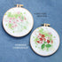 B.Embroidery Hand Sewing kit with Pattern and Instructions, Blossom Tree Embroidery with a Colorful Painting Background or White Background in a 6...