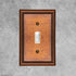 Raised Pearls Decorative Wall Plate Switch Plate Outlet Cover (Single Toggle, 3 Pack, Sponged Copper)...