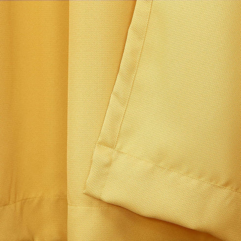 No. 918 Montego Casual Textured Semi-Sheer Grommet Kitchen Curtain Valance, 56" x 14", Yellow...