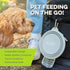 Collapsible Dog Slow Feeder Bowl, Portable Silicone Travel Bowl for Food & Water, Slow Eating for Large, Medium, & Small Sized Breeds, Anti-Chokin...