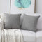 Kevin Textile Decorative Throw Pillow Covers Star Modern Farmhouse Pillowcases Indoor Outdoor, Set of 2, 20 x 20 inches (50x50cm), Grey...