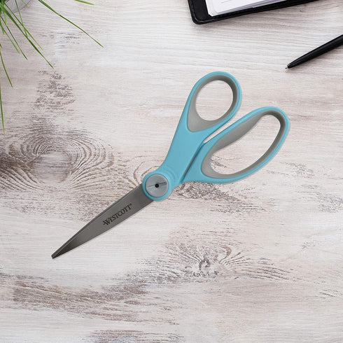 Westcott 8" Straight Stainless Steel Glide Scissors, 2 Pk (17906)...