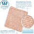 REDECKER 2-Ply Woven Copper Scrubbing Cloth - Durable and Non-Abrasive Scrubber, Machine Washable, Alternative to Chore Boy Copper Scrubber, Coppe...