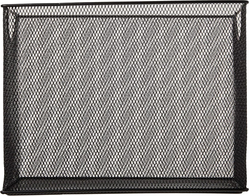 U Brands Mesh Steel Desktop Hanging File Holder, Letter Size, 12.4" x 9.53" x 5.5", Black - 457U00-06...