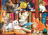 RoseArt - Fancy Cats -Library Mischief - 750 Piece Jigsaw Puzzle for Adults...