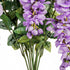 Vickerman Everyday Artificial Lavender Wistera Bush 19" Long - Sophisticated Faux Flowers with Lifelike Appearance for Indoor Use - Add Charm to Y...