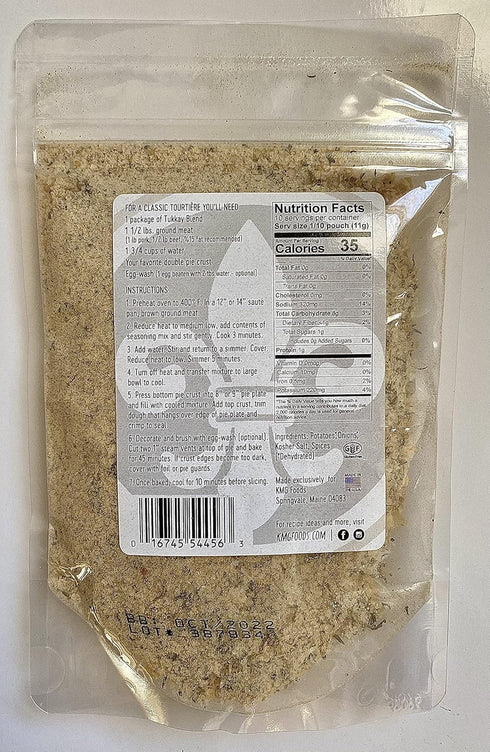 Tukkay Original Blend, Tourtière Seasoning Mix, (110 grams, 1)...