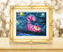 Uhomate Alice in Wonderland Cheshire Cat Alice Wonderland Vincent Van Gogh Starry Night Posters Home Canvas Wall Art Nursery Decor Living Room Wal...