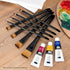Majestic Royal & Langnickel Flat and Glaze Wash Artist Brush Set, 8-Piece...