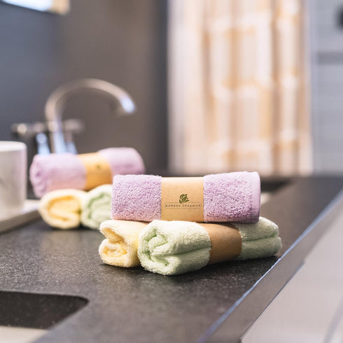 100% Rayon from Bamboo Baby Washcloths Soft Baby Wipes...