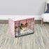 New World Pet Products Dog Crate Cover Featuring Teflon Fabric Protector, Dog Crate Cover Fits Midwest 24-Inch Dog Crates, Pink Designer Pattern...