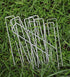 6 Inches Heavy Duty Galvanized Steel Garden Stakes Staples Securing Pegs for Securing Weed Fabric Landscape Fabric Netting Ground Sheets and Fleec...