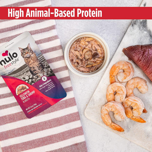 Nulo Freestyle Cat & Kitten Wet Cat Food Pouch, Premium All Natural Grain-Free Soft Cat Food Topper with Amino Acids for Heart Health and High Ani...