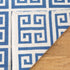 SAFAVIEH Montauk Collection Accent Rug - 2'6" x 4', Blue & Ivory, Handmade Greek Key Cotton, Ideal for High Traffic Areas in Entryway, Living Room...