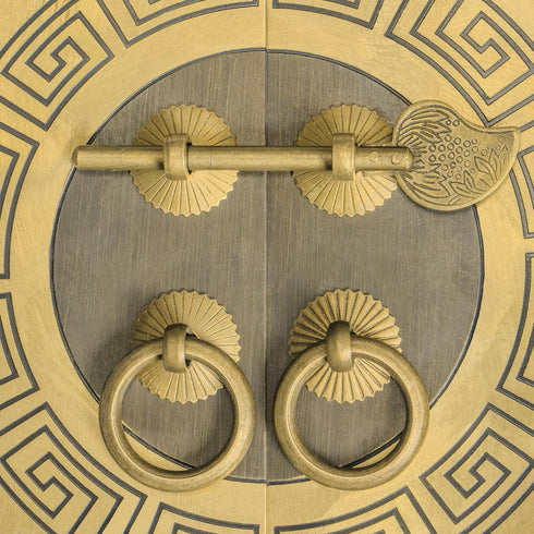 Hardware Philosophy Tibetan Brass Cabinet Face Plate Set 5.5 Inches - Architectural, Interior Design, Furniture Cabinet Customization Hardware...