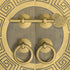Hardware Philosophy Tibetan Brass Cabinet Face Plate Set 5.5 Inches - Architectural, Interior Design, Furniture Cabinet Customization Hardware...