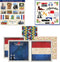 Scrapbook Customs Themed Paper and Stickers Scrapbook Kit, Holland Sightseeing...