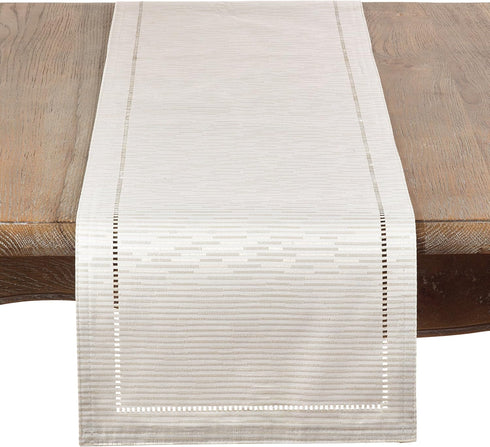 SARO LIFESTYLE Hemstitched Design Table Décor...