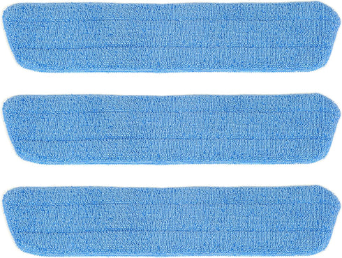Household Swivel Mop Microfiber Damp Scrub Wet Pad (3 Pack)...