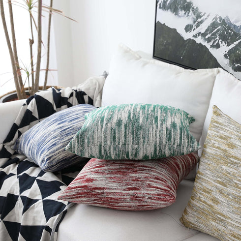 Home Brilliant Lumbar Throw Pillow Covers Green Farmhouse Decorations for Bedding Room Man Boy Party Outside, 2 Pieces(12 x 20 inches, 30x50 cm), ...