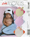 Easy McCall's Pattern M4700 ~ Infants' Hooded Towels and Burp Pads...