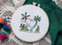 Ebherys Level 1 Embroidery Kits for beginners and adults, different animals pattern, 1set as a pack, inculde 1 hoop, instruction and enough thread...