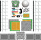 Scrapbook Customs Themed Scrapbook Kit, Volleyball Sport Paper...