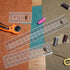 Mr. Pen- Sewing Ruler, 3 Pack, 6", 12" & 17", Acrylic Ruler, Quilting Ruler, Cutting Ruler, Acrylic Ruler for Cutting Fabric, Rulers for Quilting ...