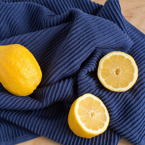 Now Designs Ripple Kitchen Towel, Set of 2, Indigo...