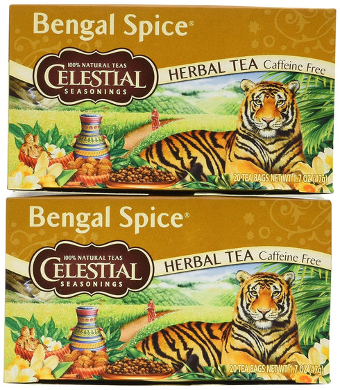 Celestial Seasonings Bengal Spice Tea, 40 Count (Pack of 2)...