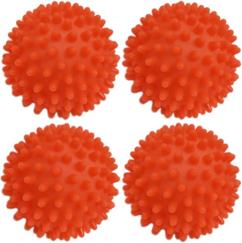 Black Duck Brand Dryer Balls 4 Pack Orange- Reusable Dryer Balls Replace Laundry Drying Fabric Softener and Saves You Money...