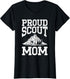 Womens Proud Scout Mom Outdoor Scouting T-Shirt...