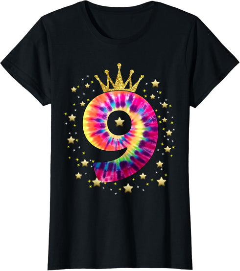 9 Years Old Birthday Gift for Girls 9th Birthday T-Shirt...