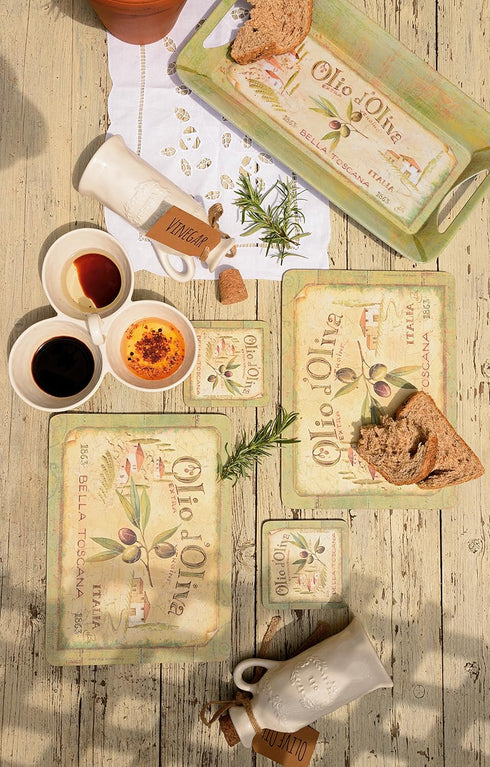 Olio D'Oliva Lap Tray, 43.5 x 34 cm (17" x 13")...