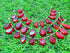 1 Strand Coral Quartz 10 Pcs Beads Size 4X14-5X20Mm Fancy Shape Cut Faceted Beads For Jewellery Making, Beading & Craft Supplies Kcrafts-Rk_K04...