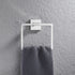 Hand Towel Bar, Bathroom Accessories Towel Holder, SUS304 Stainless Steel Hand Towel Rack Chrome Polish Finished, Bath Hardware Square Towel Rod, ...