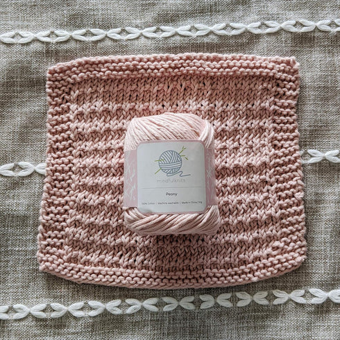 mindfulknits - Knitting Yarn - Crochet Yarn - Mindfulness and Relaxation 100 Percent Cotton Yarn, Multicolor 4-Pack Medium Number 4 Worsted Bundle...