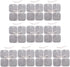 BodyMed TENS/EMS Unit 4 Electrode Pads – Four, 2 x 2 Inch Square Electrodes in Ten Packs – Reusable and Self-Adhesive for Easy Muscle Stimulation ...