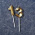 13th Birthday Candles,Gold Number 13 Cake Topper for Birthday Decorations Party Decoration...