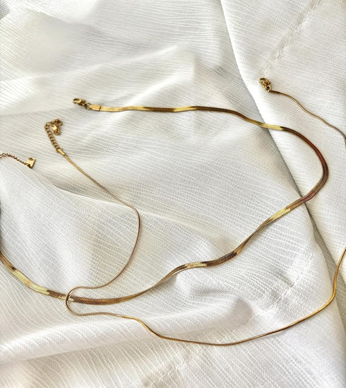 Choker Necklaces for Woman,14k Gold Plated Gold Choker Necklaces for Woman, Titanium Steel Snake Necklace, Minimalist Jewelry for Women, gifts for...