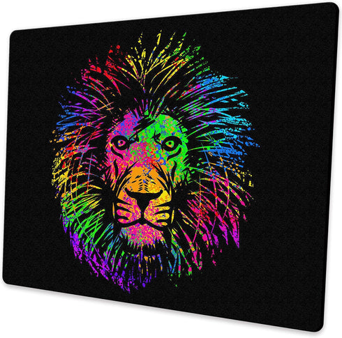 Mouse pad Small Computer Mouse pad with Personalized Watercolor Lion Design Office Non-Slip Rubber Mousepad...
