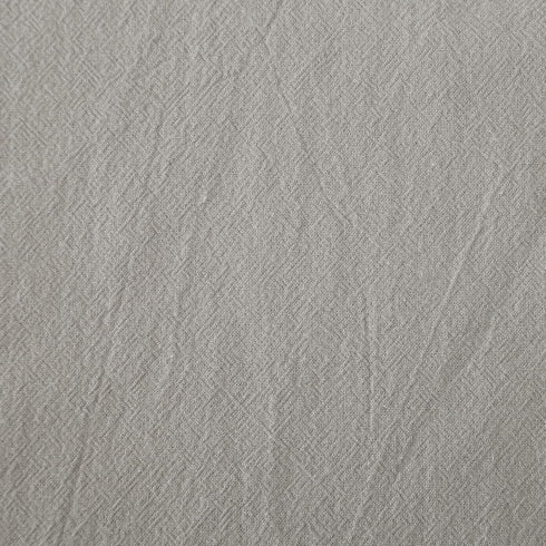 Archaeo Washed Cotton Twist Tab Curtain, 52" x 63", Silver Gray...