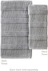 SKL Home Efrie 100% Turkish Cotton Bath Towel, 28" x 54", Gray...