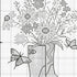 Dimensions 72-76320 Floral Boots Counted Cross Stitch Kit for Beginners, 6" D, 14 Ct. Ivory Aida, 5pcs...