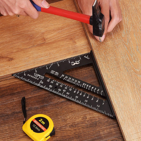 Mr. Pen- Rafter Square, Metal Square, 7 Inch, Carpenters Square, Square Tool, Metal Square Ruler, Carpentry Squares, Woodworking Square, Square An...